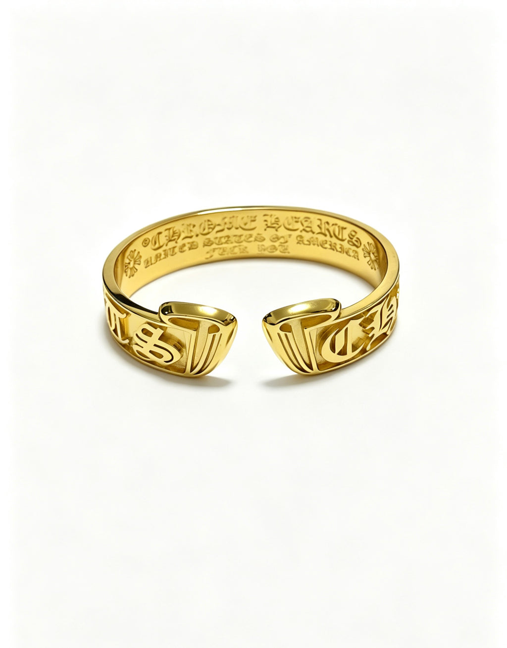 Chrome Hearts Engraved Open Cuff Bracelet - album image 4
