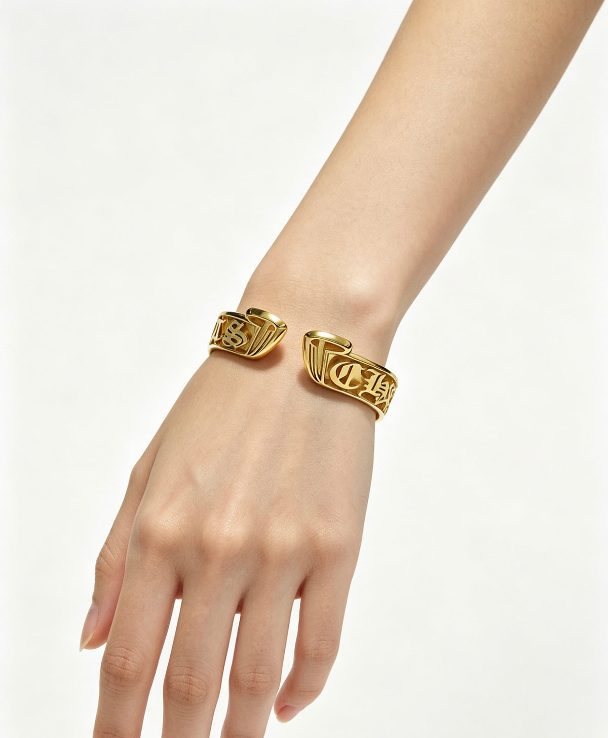 Chrome Hearts Engraved Open Cuff Bracelet - album image 9