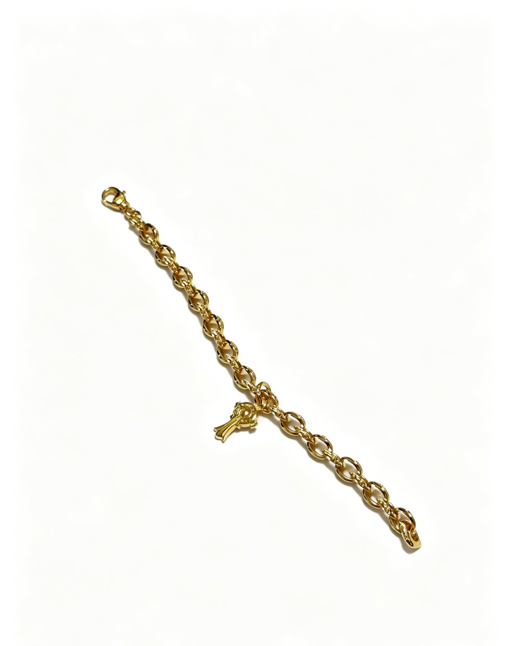 Chrome Hearts Gold-Tone Scroll Charm Bracelet - album image 2