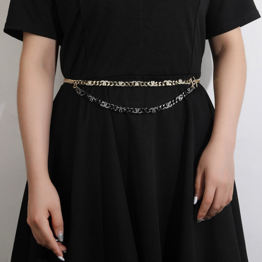 Chanel Two-Tone Double Chain Belt - album image 8