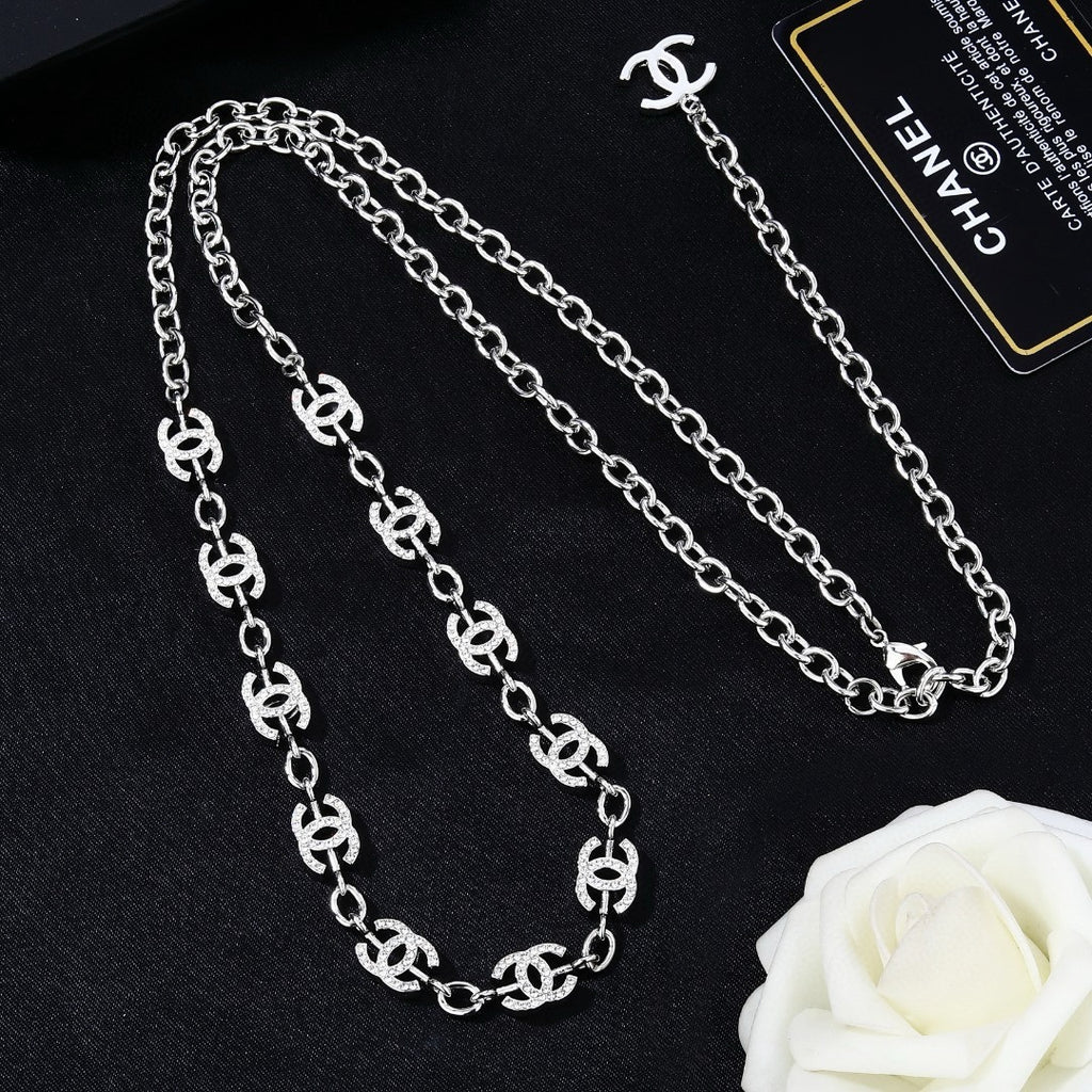 Chanel Black Leather Chain Belt - album image 3