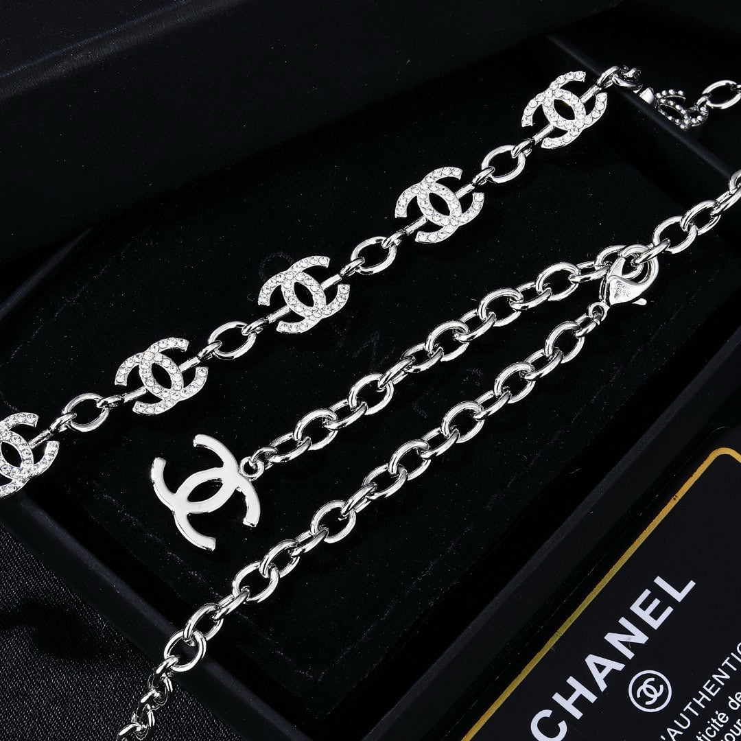 Chanel Black Leather Chain Belt - album image 6