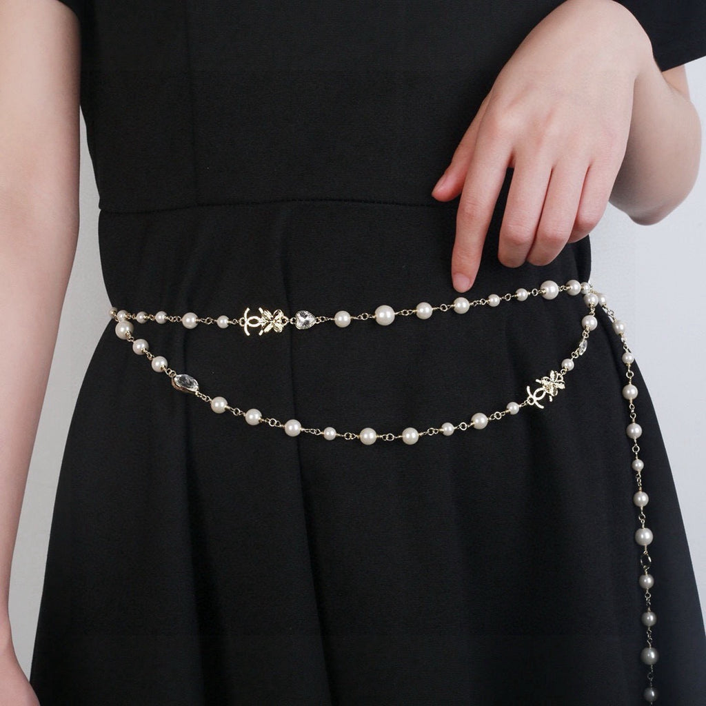Chanel Pearl and Metallic Bead Necklace - album image 8