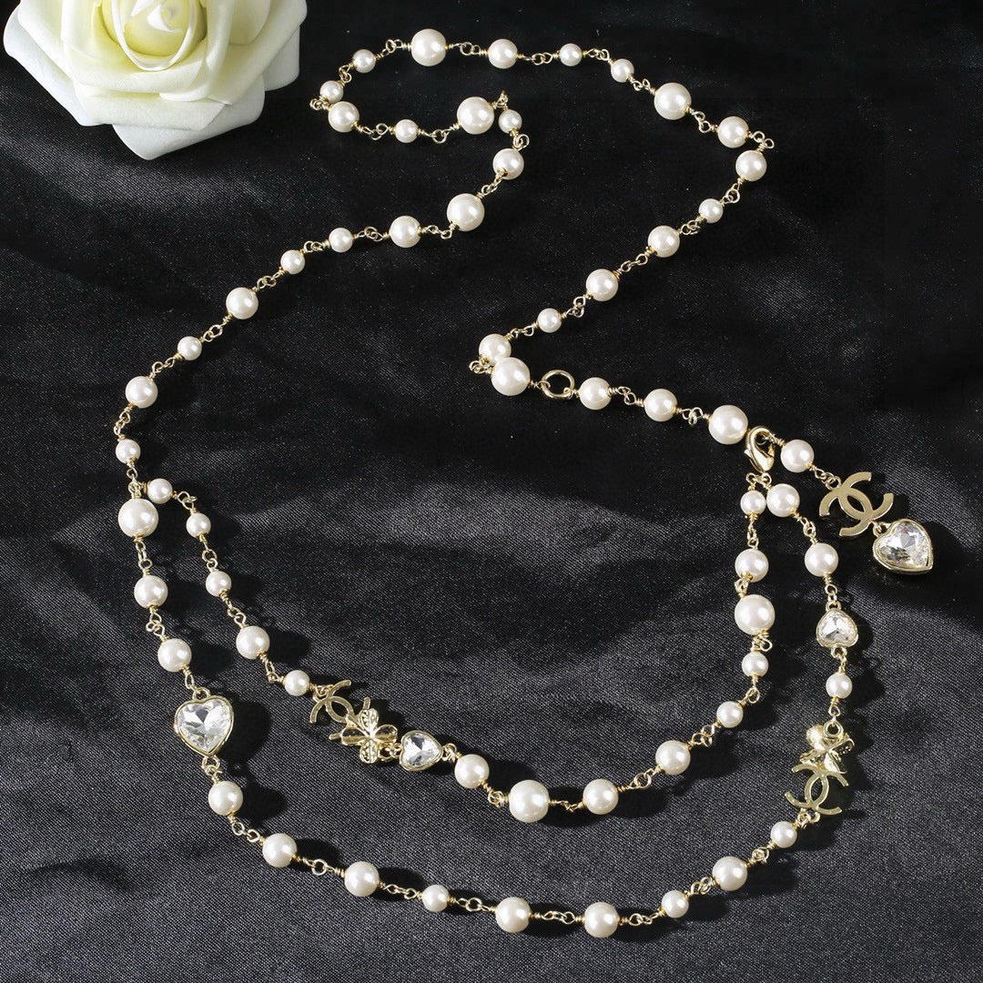 Chanel Pearl and Metallic Bead Necklace - album image 1