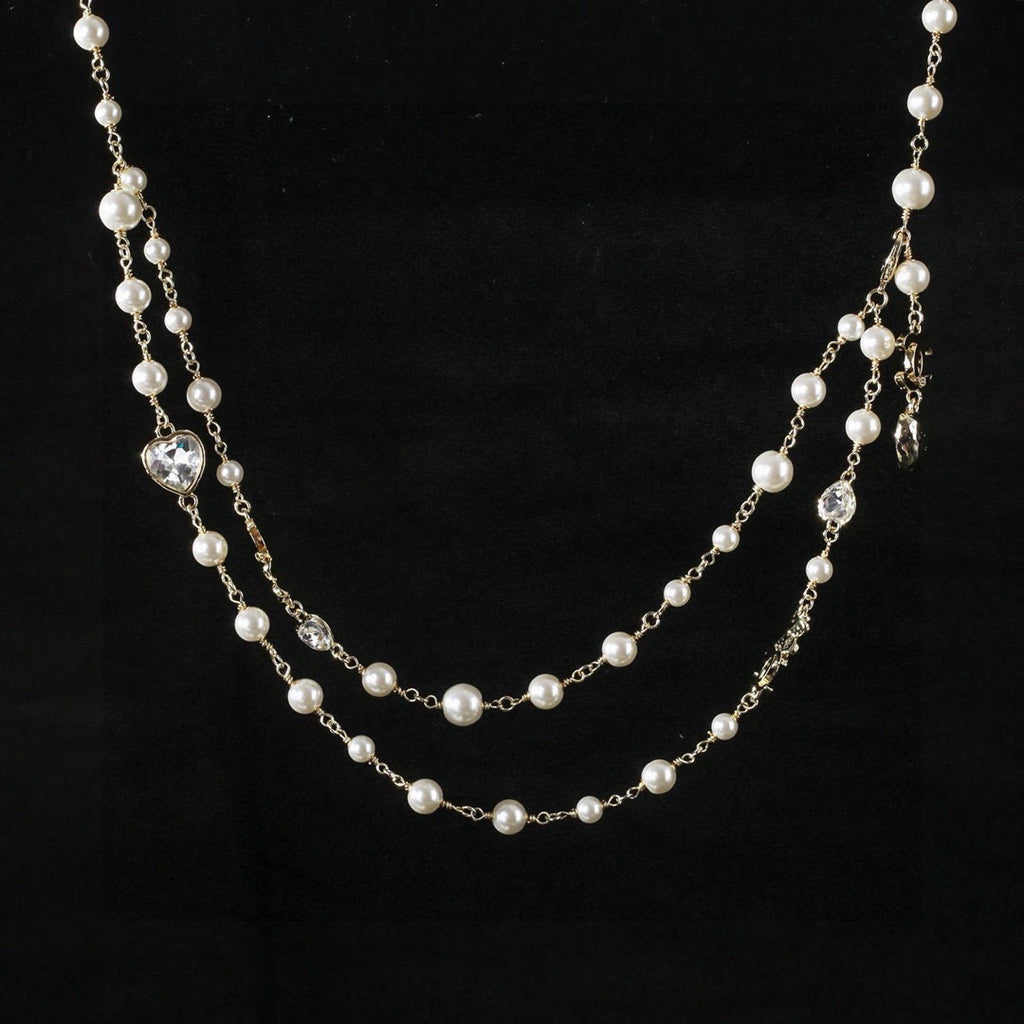 Chanel Pearl and Metallic Bead Necklace - album image 7