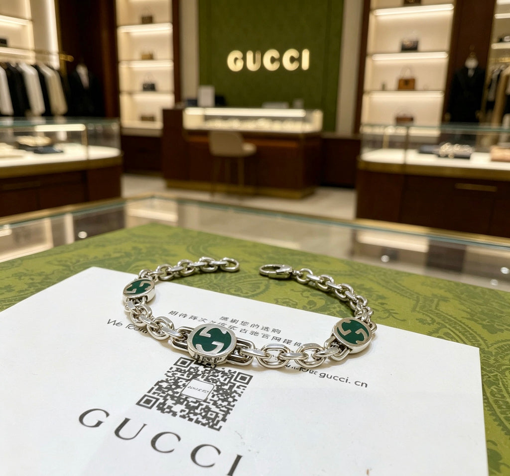 Gucci Silver-Tone GG Link Bracelet - album image 8