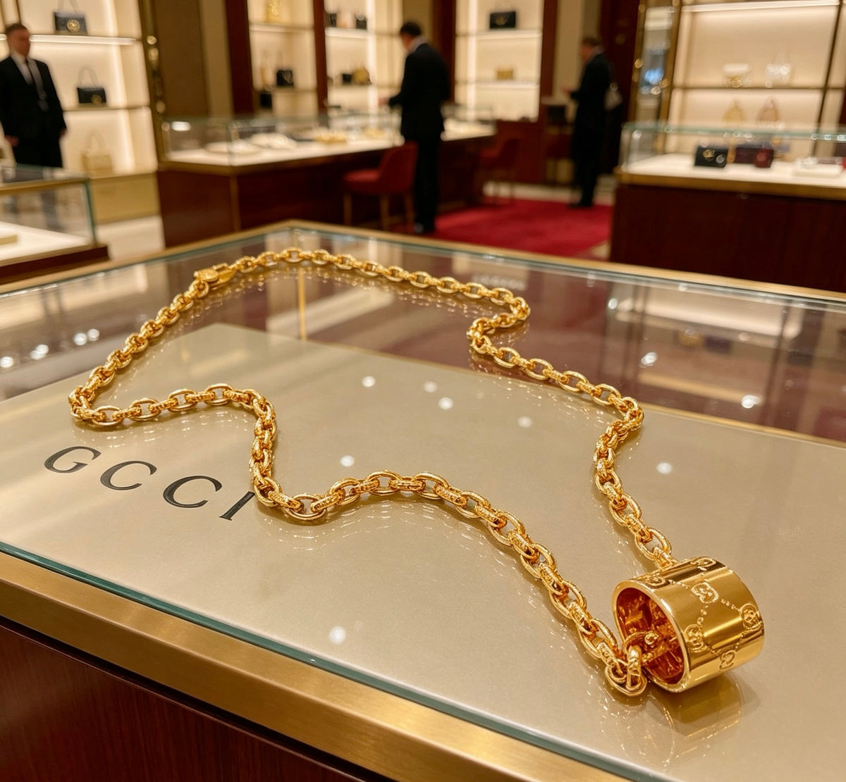 Gucci Anger Forest Interlocking G Chain Necklace - album image 1