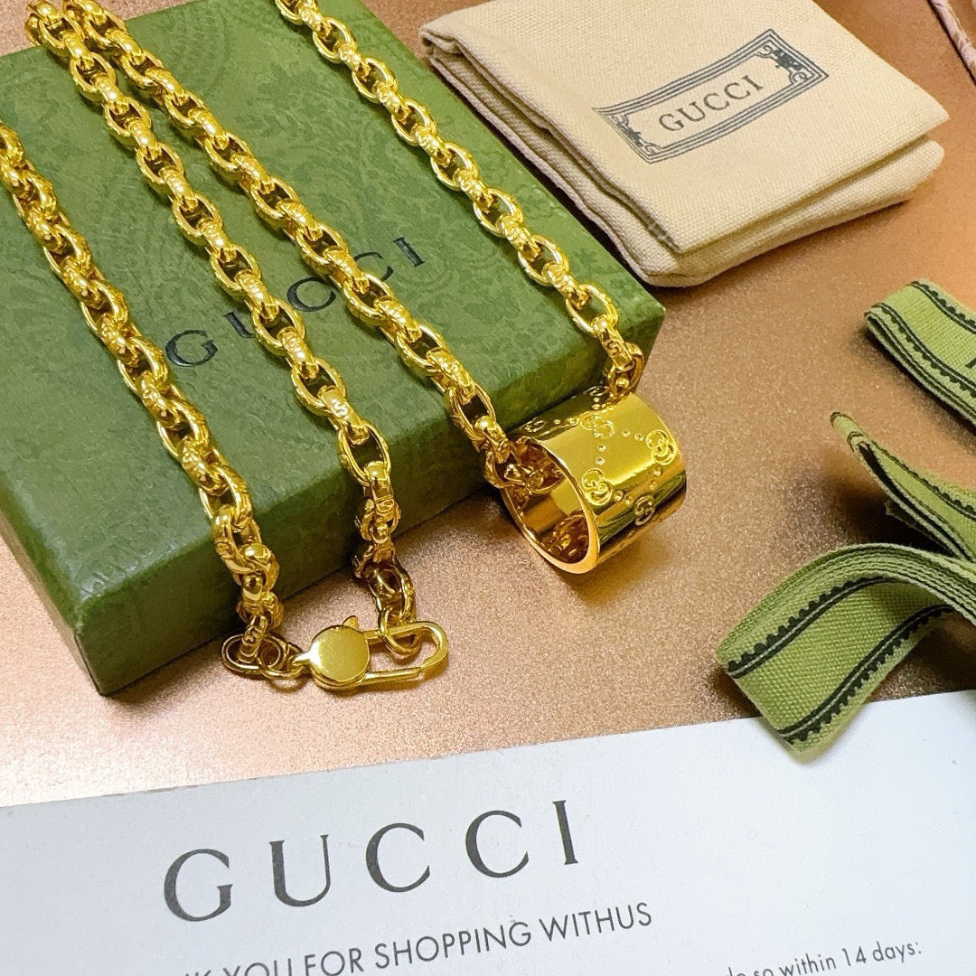 Gucci Anger Forest Interlocking G Chain Necklace - album image 9