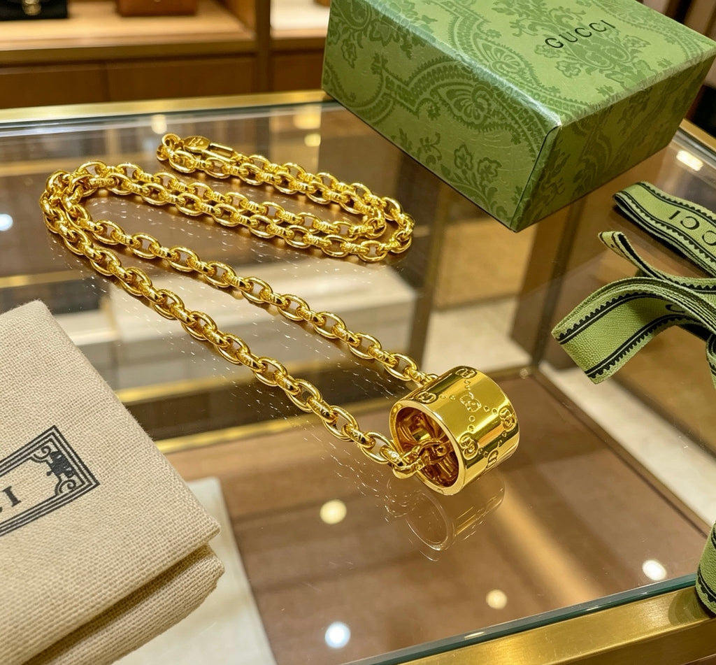 Gucci Anger Forest Interlocking G Chain Necklace - album image 4
