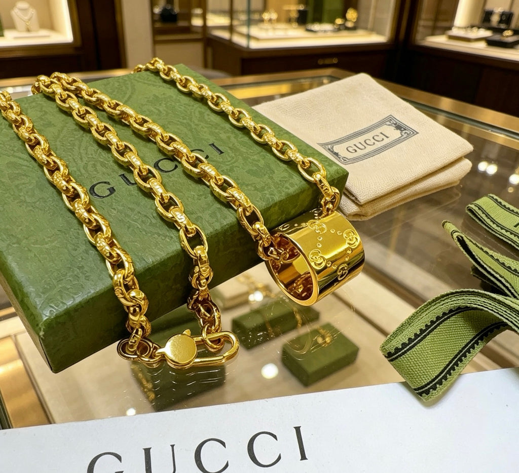 Gucci Anger Forest Interlocking G Chain Necklace - album image 7