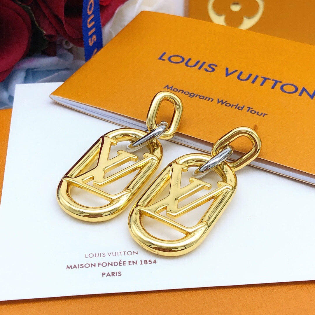 Louis Vuitton Two-Tone Tassel Polished Earrings - album image 6