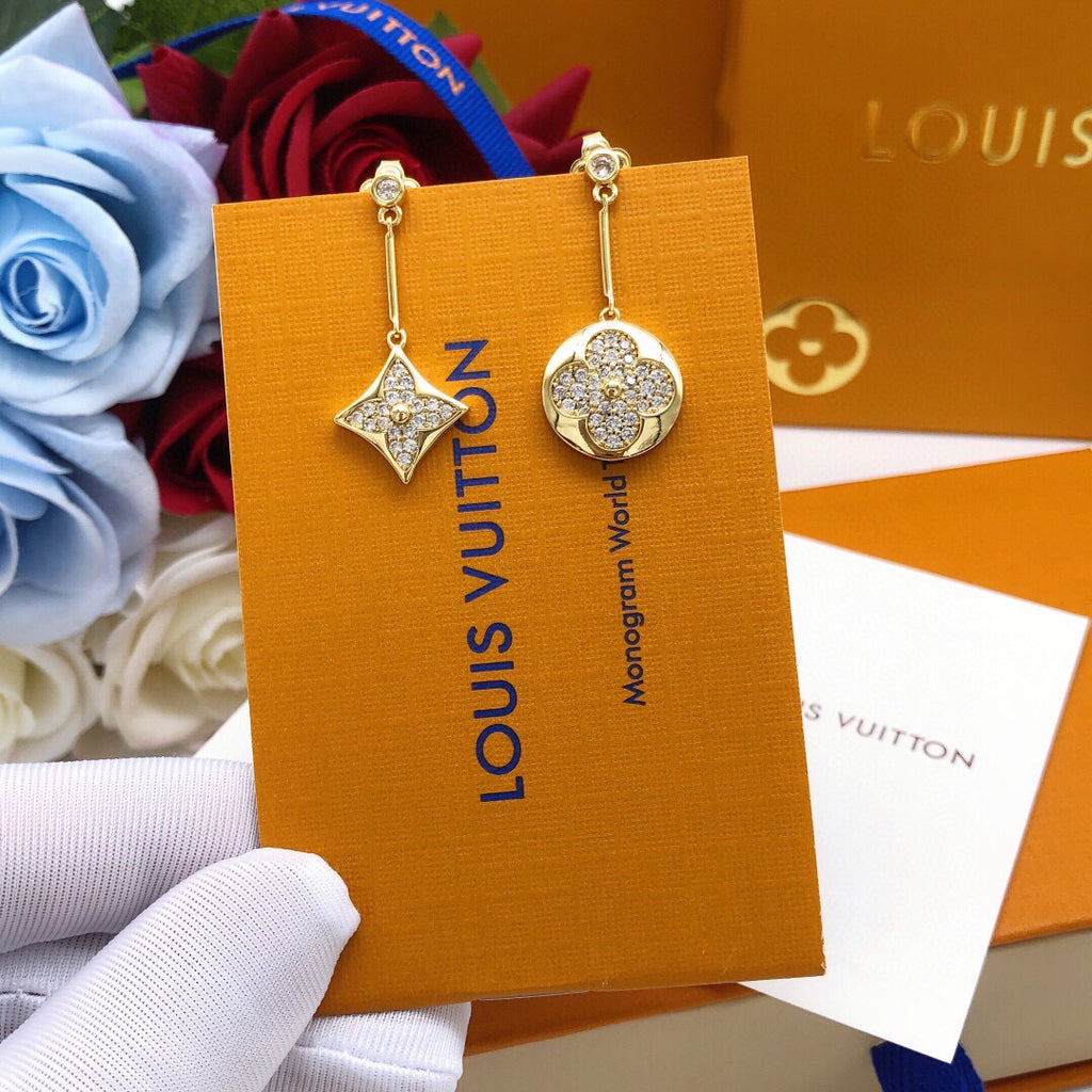 Louis Vuitton Tassel Crystal Accent Earrings - album image 6
