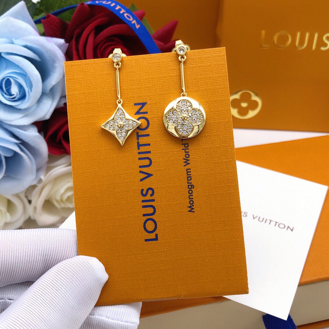Louis Vuitton Tassel Crystal Accent Earrings - album image 6
