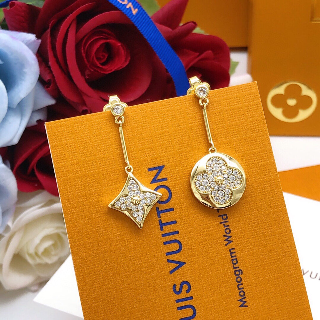 Louis Vuitton Tassel Crystal Accent Earrings - album image 5