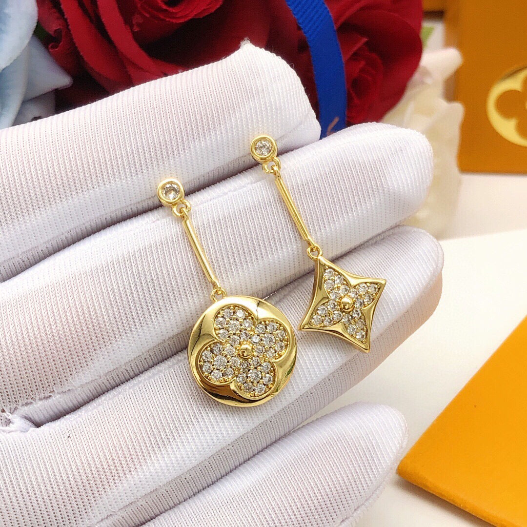 Louis Vuitton Tassel Crystal Accent Earrings - album image 4