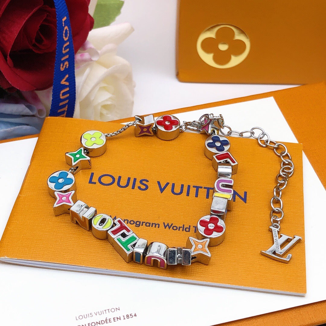 Louis Vuitton Multicolor Monogram LV Letter Jewelry - Bracelet or Necklace - album image 5