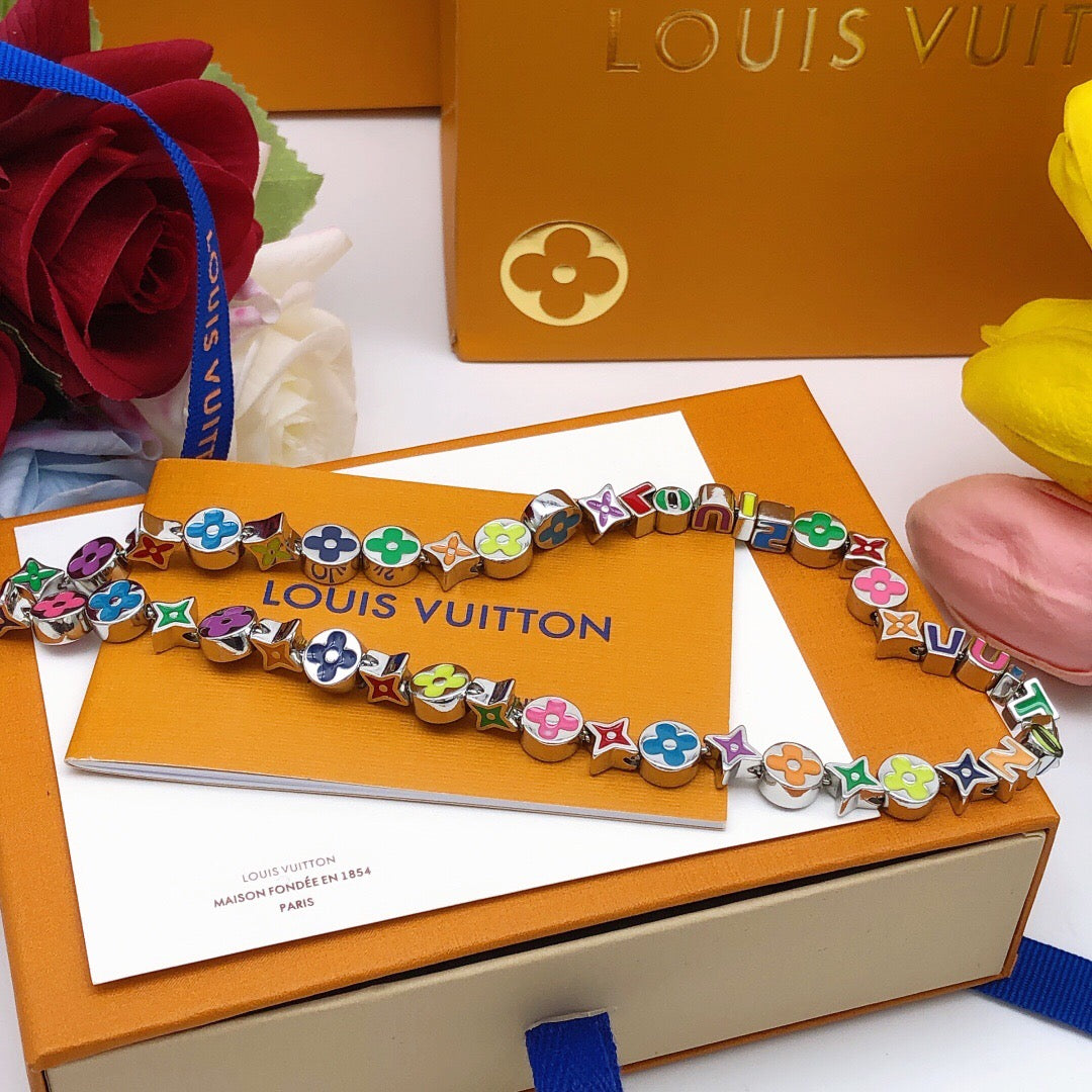 Louis Vuitton Multicolor Monogram LV Letter Jewelry - Bracelet or Necklace - album image 9