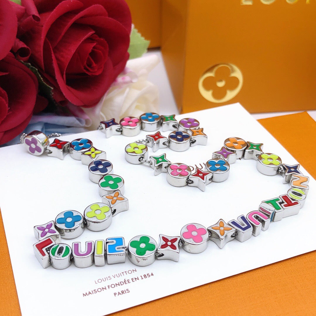 Louis Vuitton Multicolor Monogram LV Letter Jewelry - Bracelet or Necklace - album image 6