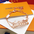 Louis Vuitton Rose Gold-Tone Gold-Tone Double-Layer Polished Bracelet - album image 1