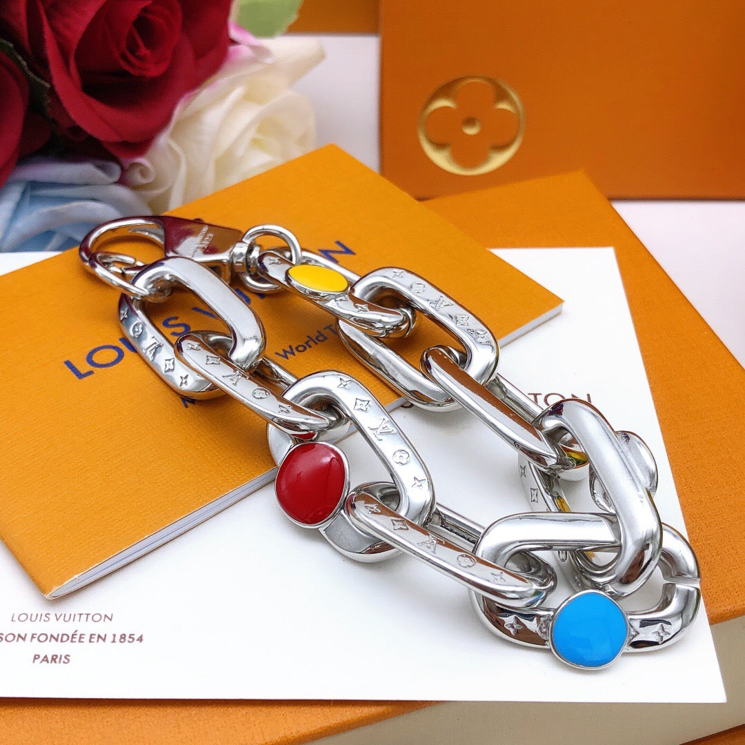 Louis Vuitton Silver-Tone Multicolor Bracelet - album image 2
