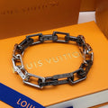 Louis Vuitton Two-Tone Rectangular Link Bracelet - album image 1