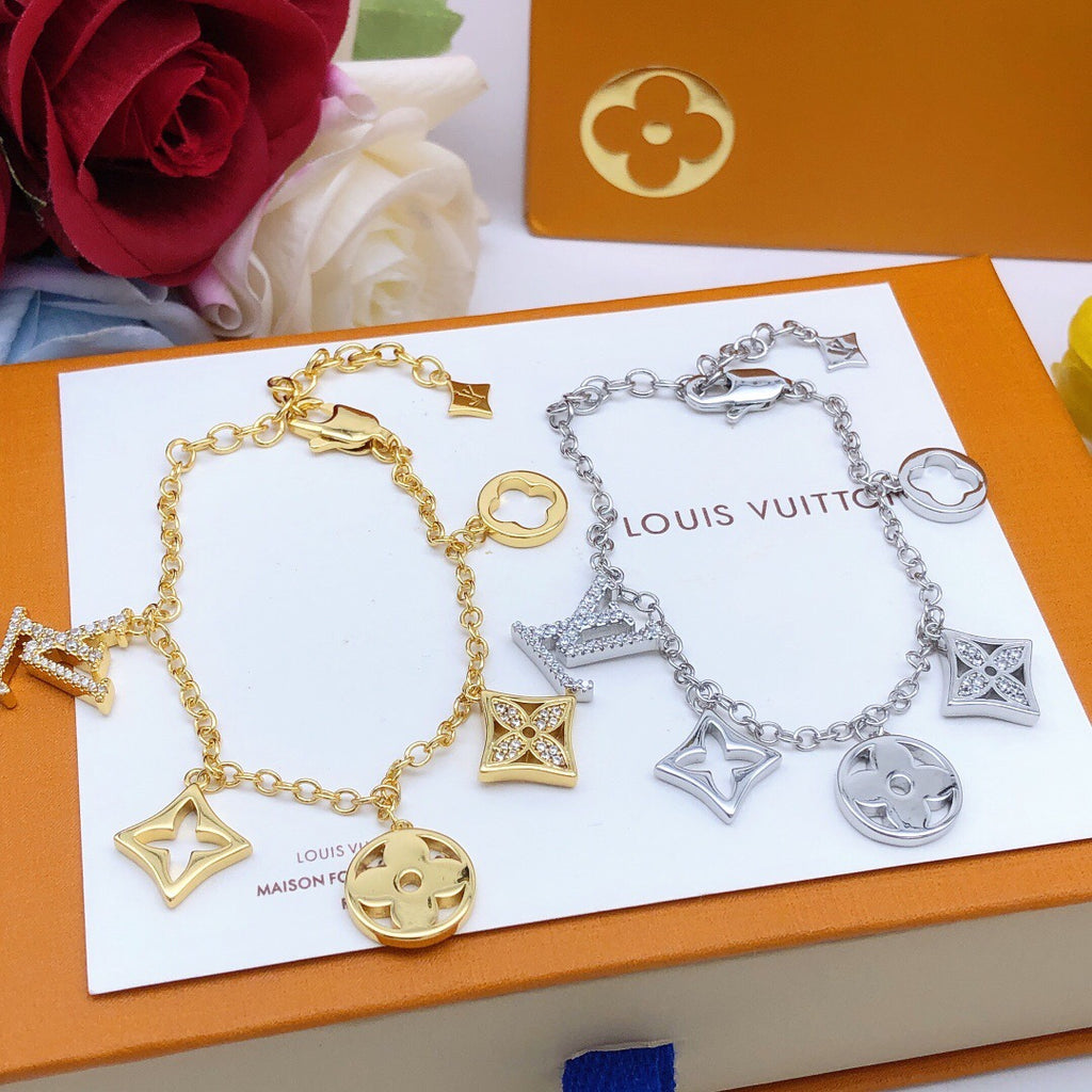 Louis Vuitton Silver-Tone Monogram Openwork Bracelet - album image 5