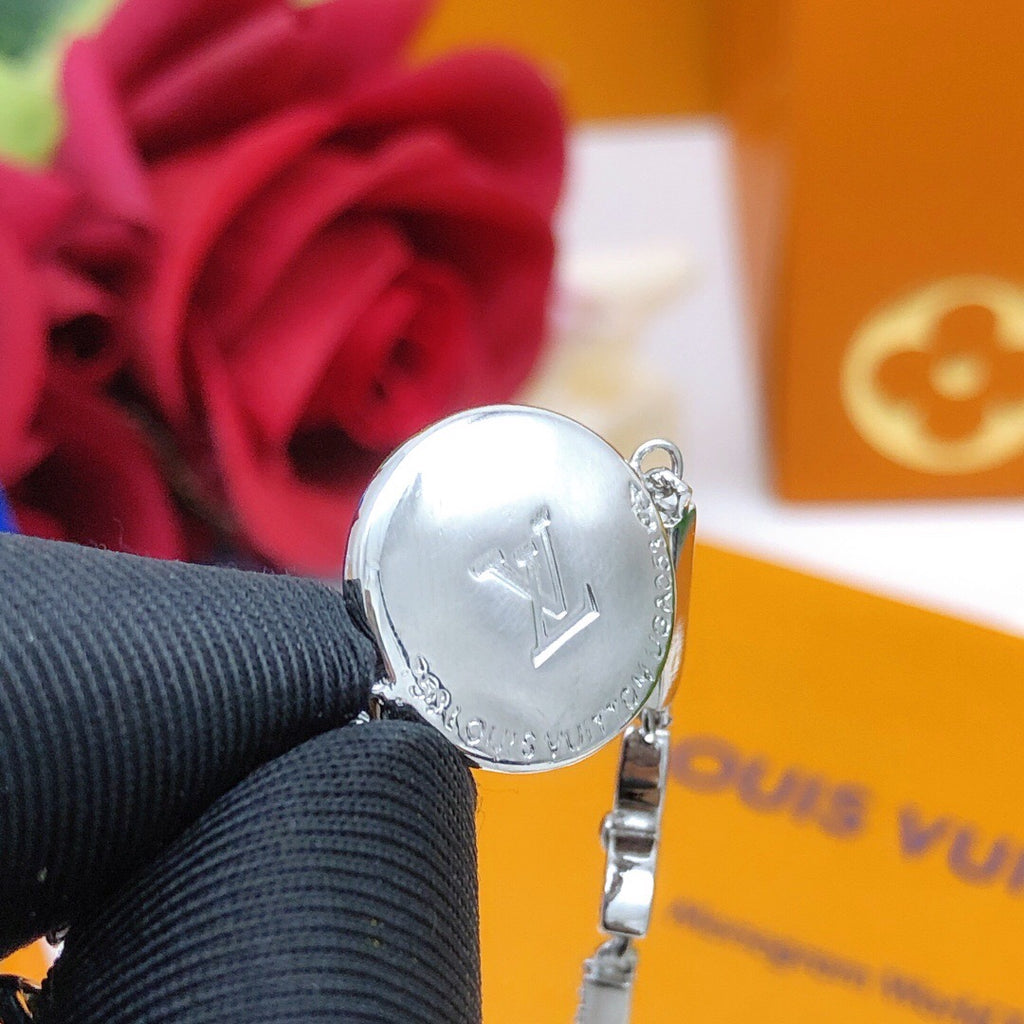 Louis Vuitton Silver-Tone Monogram Crystal Accent Bracelet - album image 4