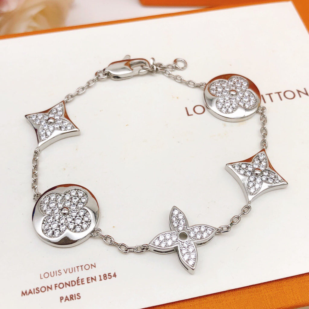 Louis Vuitton Silver-Tone Monogram Bracelet - album image 4