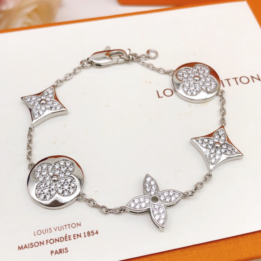 Louis Vuitton Silver-Tone Monogram Bracelet - album image 4