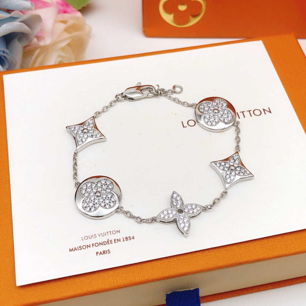 Louis Vuitton Silver-Tone Monogram Bracelet - album image 5