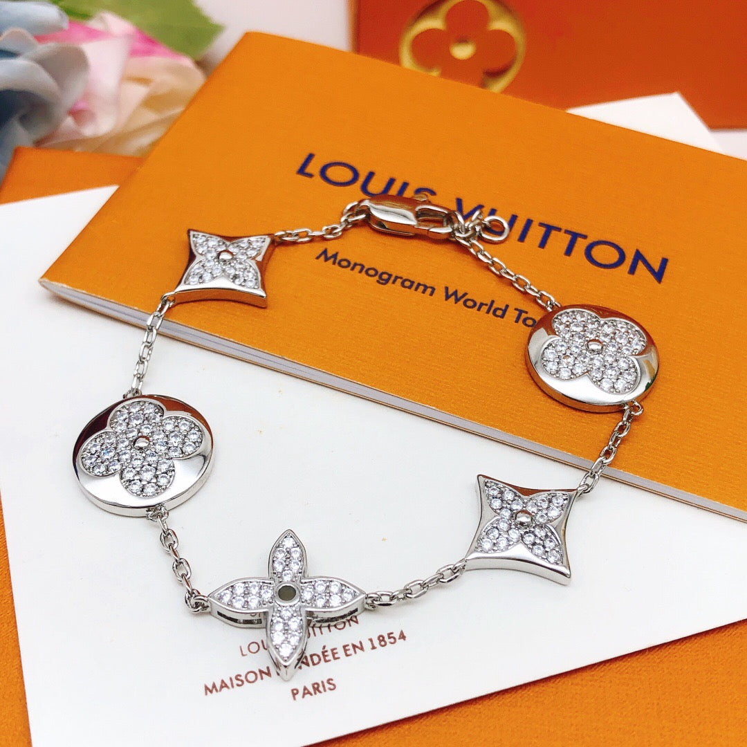 Louis Vuitton Silver-Tone Monogram Bracelet - album image 2