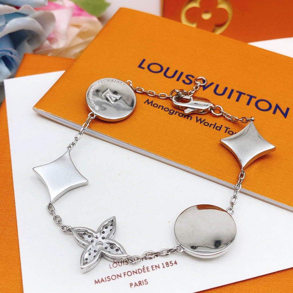 Louis Vuitton Silver-Tone Monogram Bracelet - album image 3