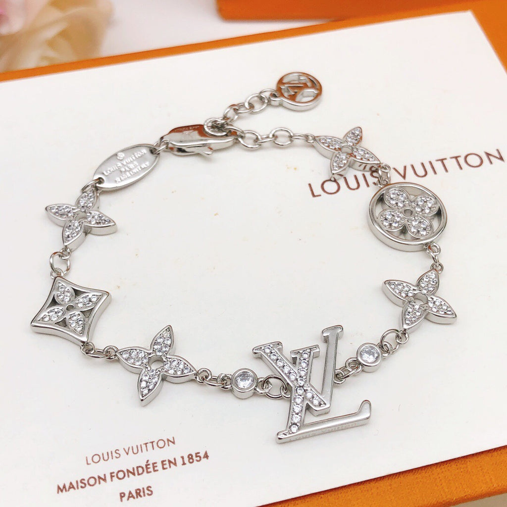 Louis Vuitton Silver-Tone Monogram Bracelet - album image 4