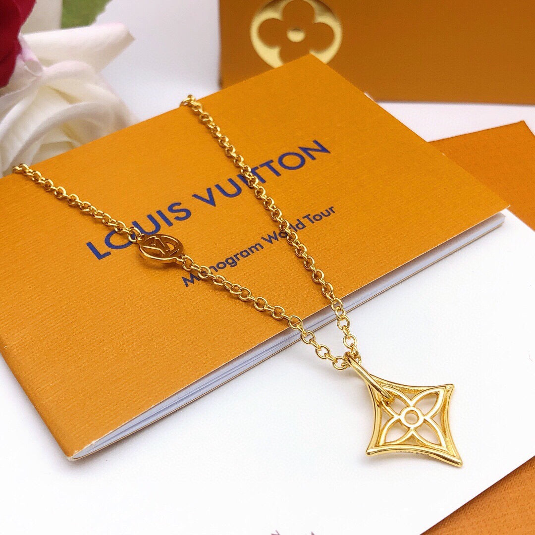 Louis Vuitton Diamond-Shape Monogram Necklace - album image 2