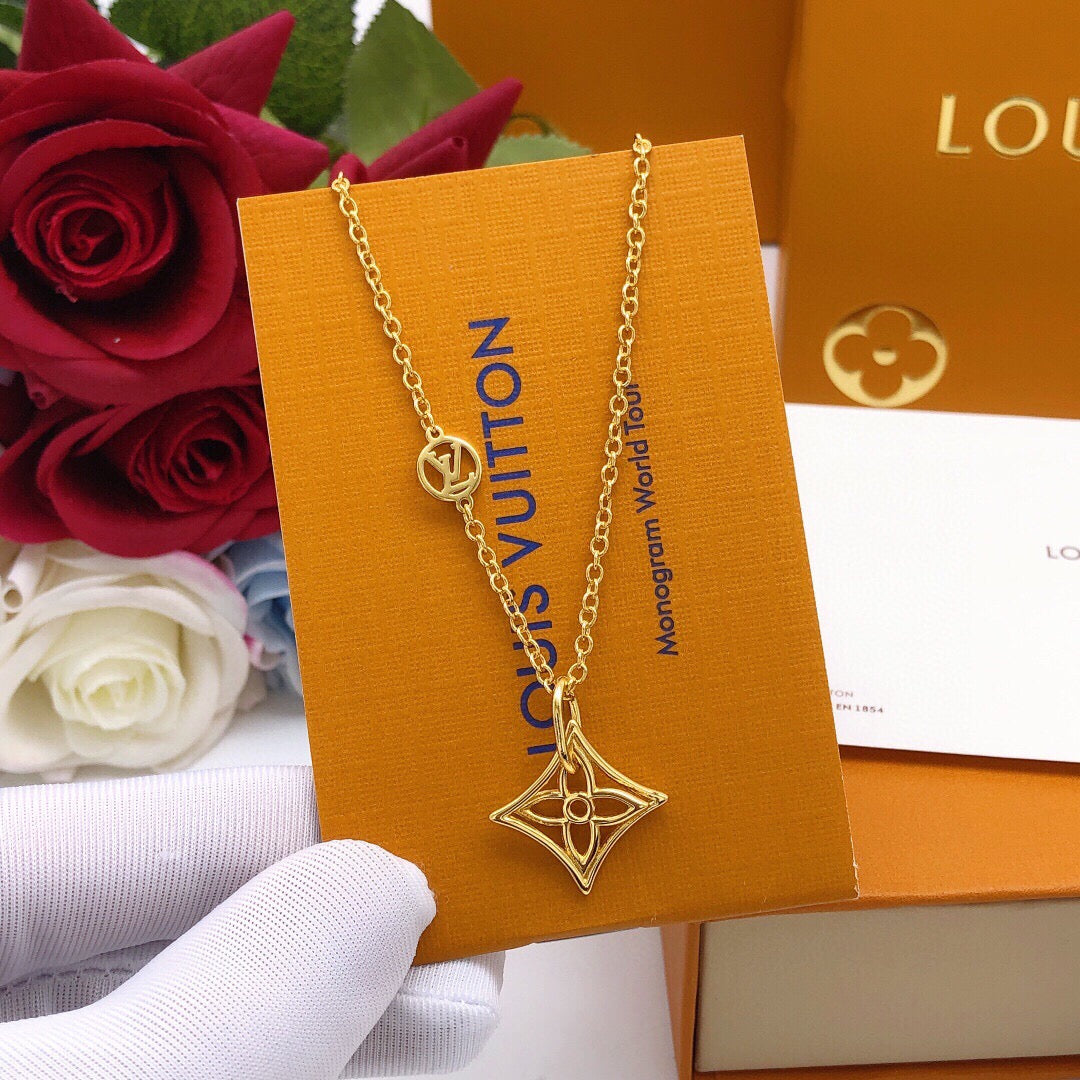 Louis Vuitton Diamond-Shape Monogram Necklace - album image 6