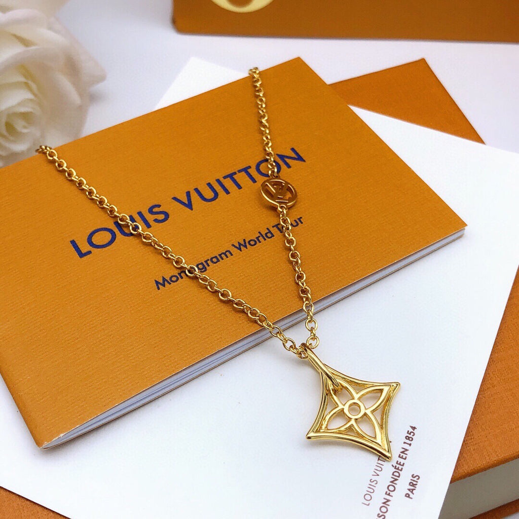 Louis Vuitton Diamond-Shape Monogram Necklace - album image 1