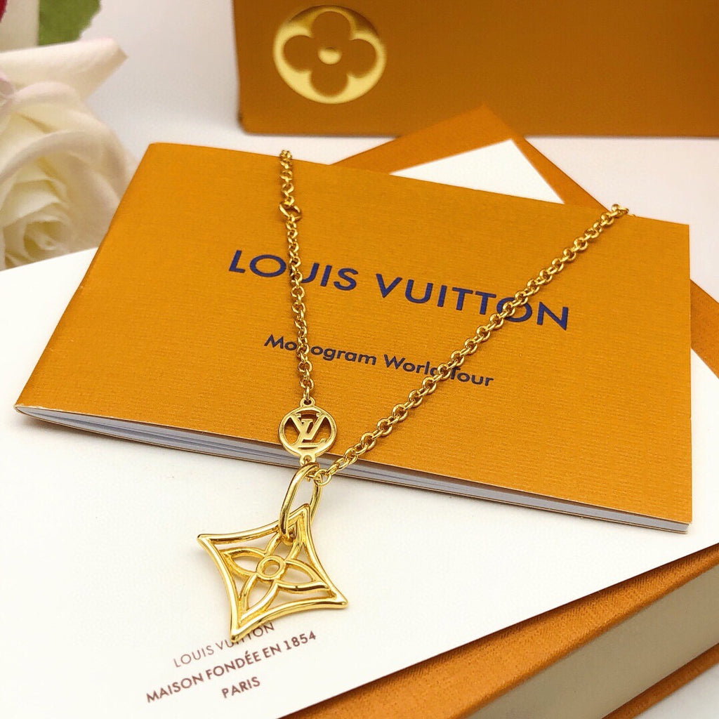 Louis Vuitton Diamond-Shape Monogram Necklace - album image 3