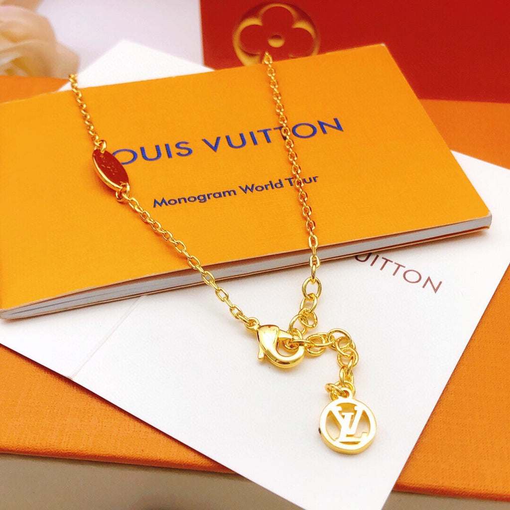Louis Vuitton Pearl V Letter Necklace - album image 4