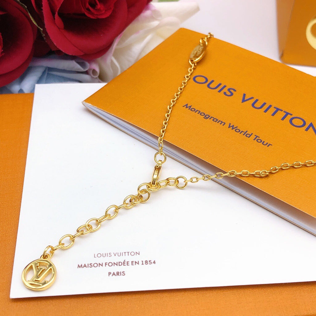 Louis Vuitton V Letter Polished Necklace - album image 3