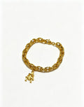 Chrome Hearts Cross Fleur-de-Lis Antiqued Polished Bracelet - album image 1