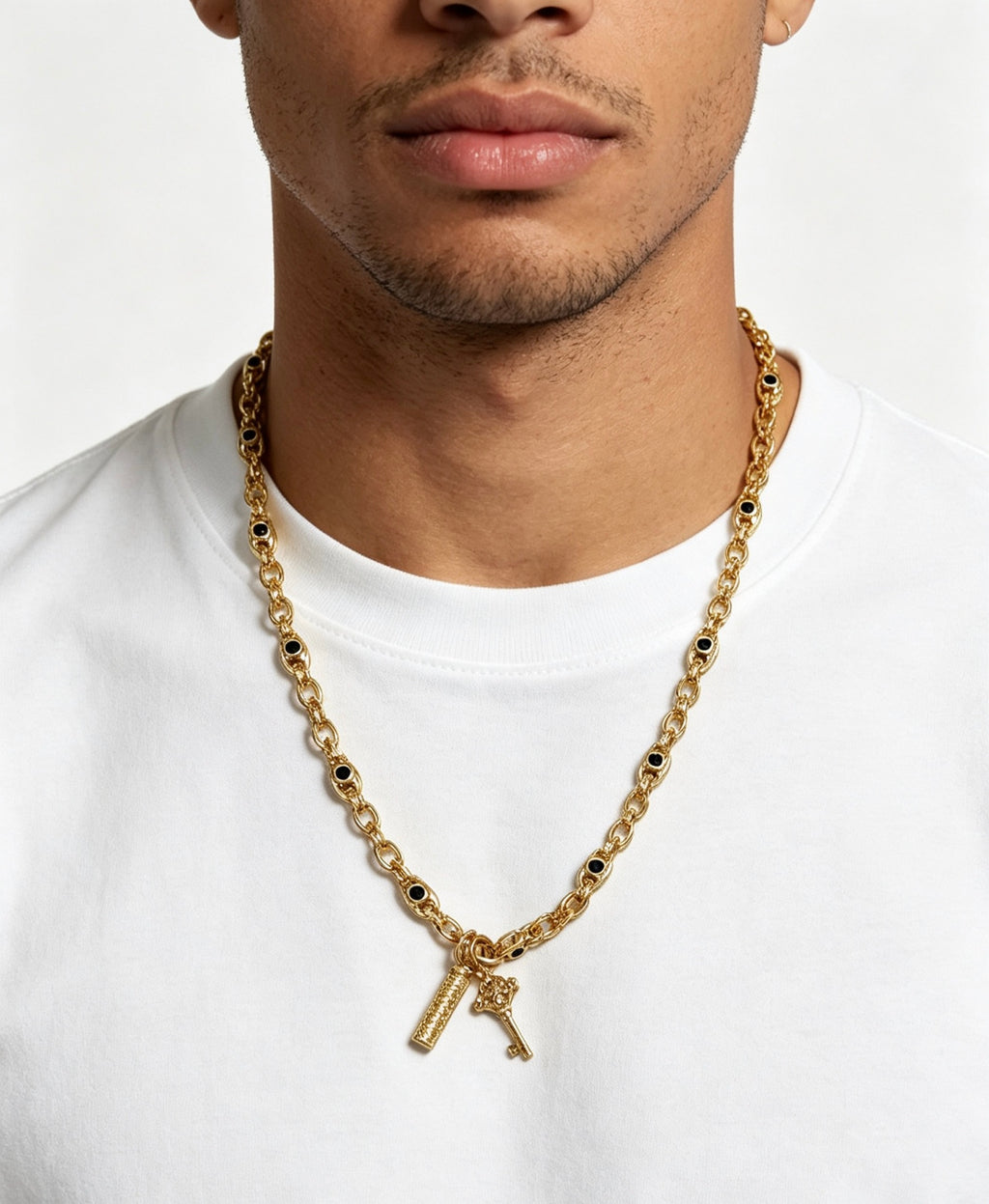 Chrome Hearts Cross Fleur-de-Lis Pendant Antiqued Necklace - album image 9