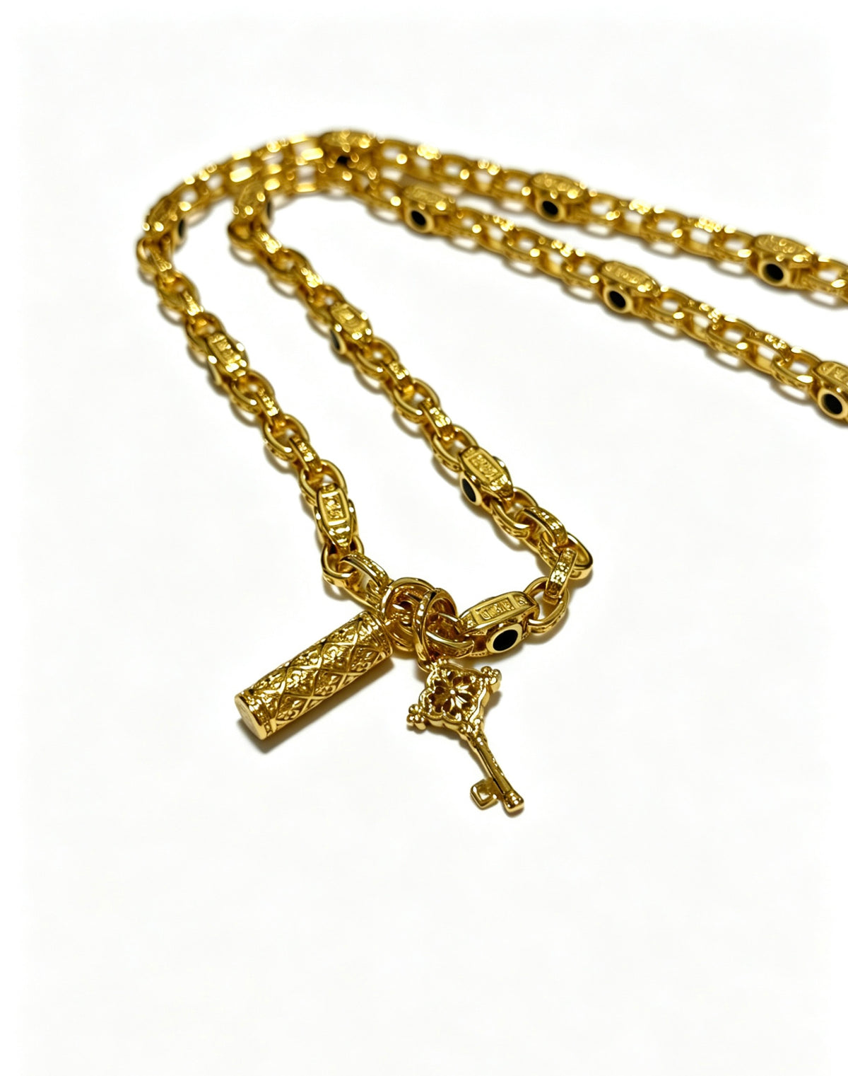 Chrome Hearts Cross Fleur-de-Lis Pendant Antiqued Necklace - album image 6