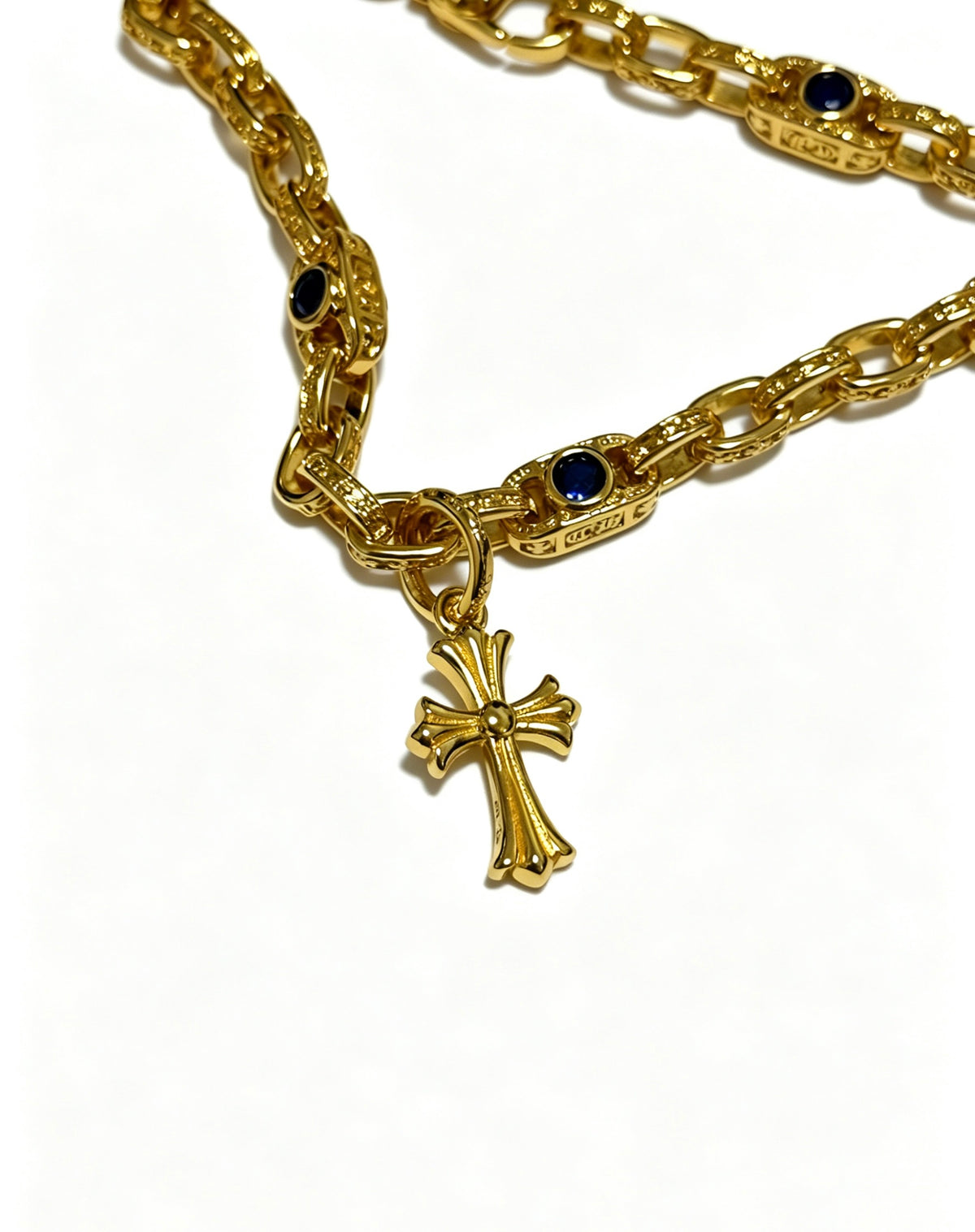 Chrome Hearts Cross Fleur-de-Lis Antiqued Polished Bracelet - album image 6