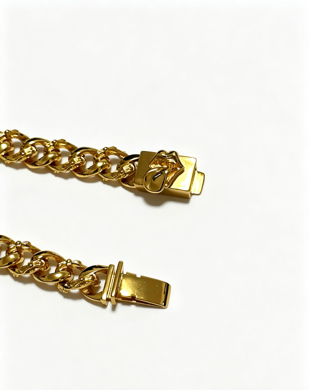 Chrome Hearts Gold-Tone Heavy Curb Bracelet - album image 4