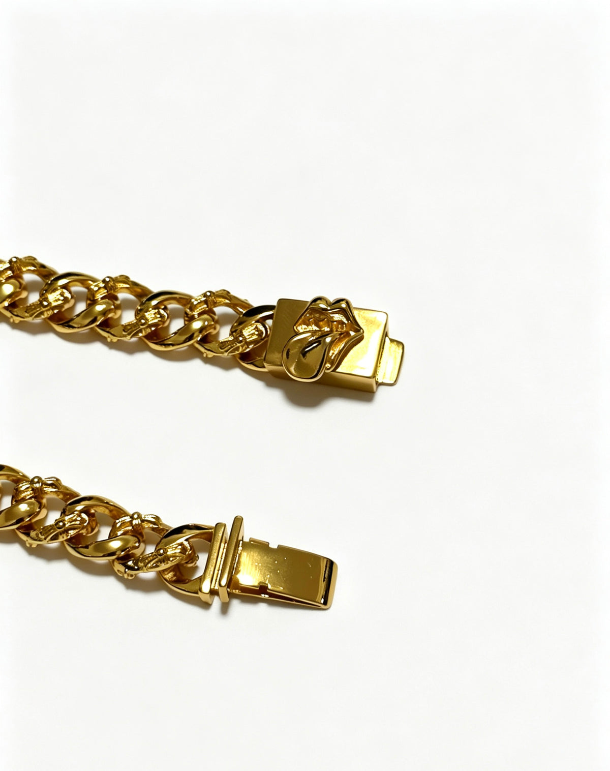 Chrome Hearts Gold-Tone Heavy Curb Bracelet - album image 4