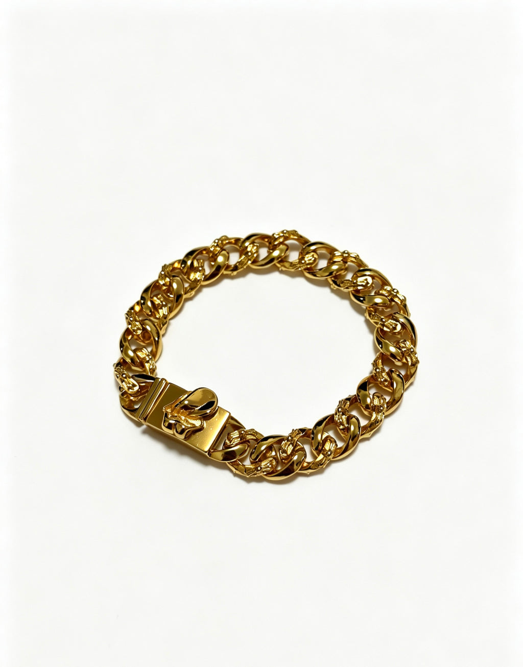 Chrome Hearts Gold-Tone Heavy Curb Bracelet - album image 1