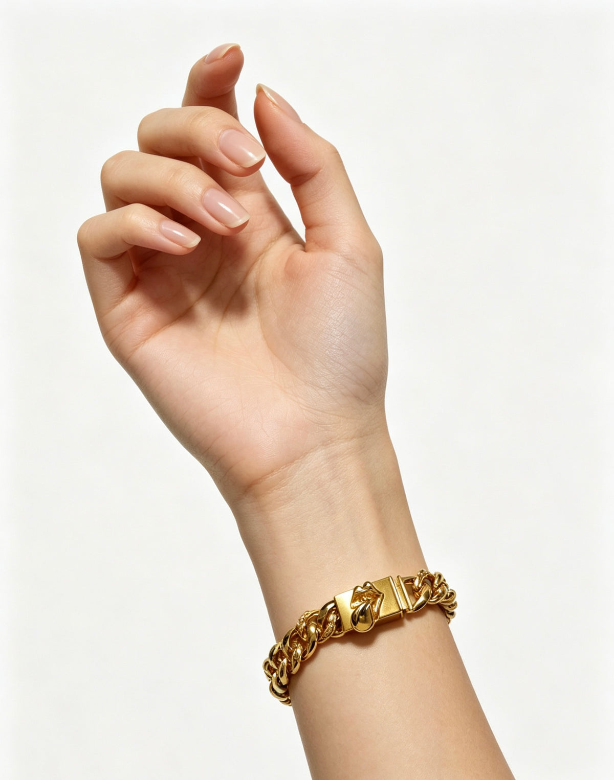 Chrome Hearts Gold-Tone Heavy Curb Bracelet - album image 9