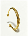 Chrome Hearts Gold-Tone Engraved Ball End Cuff - album image 1