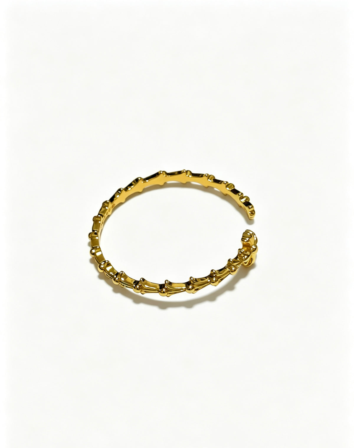 Chrome Hearts Gold-Tone Cross End Open Cuff - album image 4