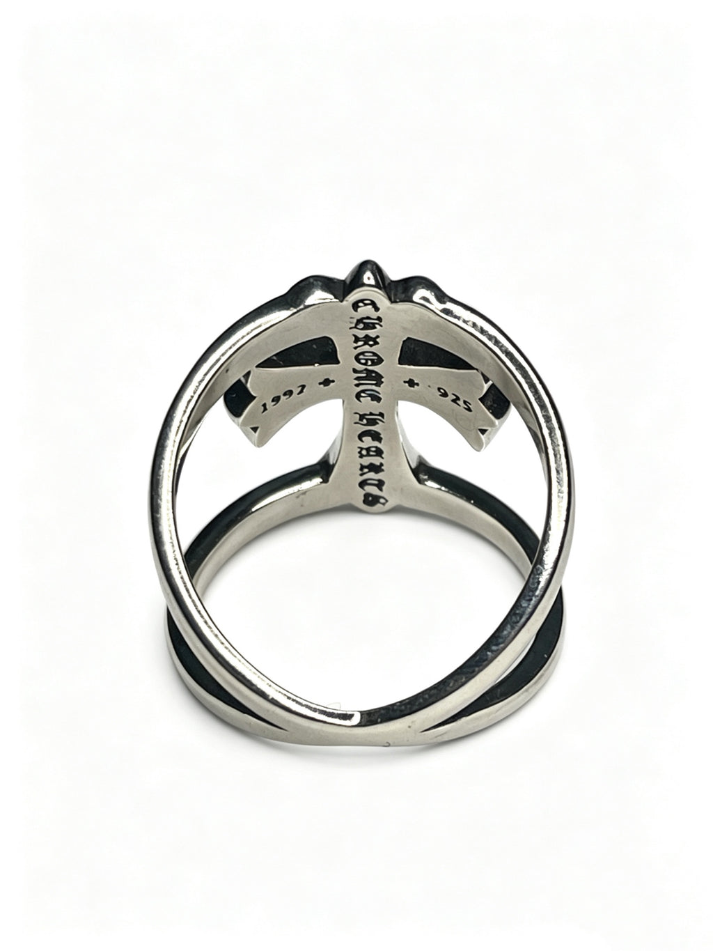 Chrome Hearts Openwork Cross Top Ring - album image 6